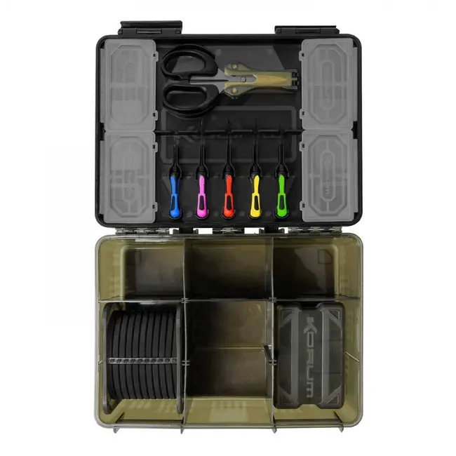 Cutie Completa Accesorii si Unelte Korum Tackle Blox Fully Loaded, 19.6x25x9.1cm