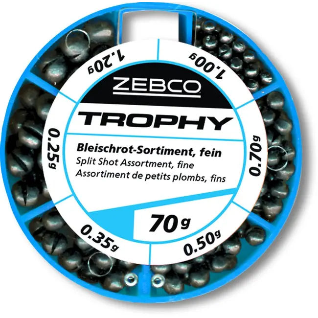 Set Plumbi Alice Zebco Split Shot Assortment Fine, 0.25g - 1.20g