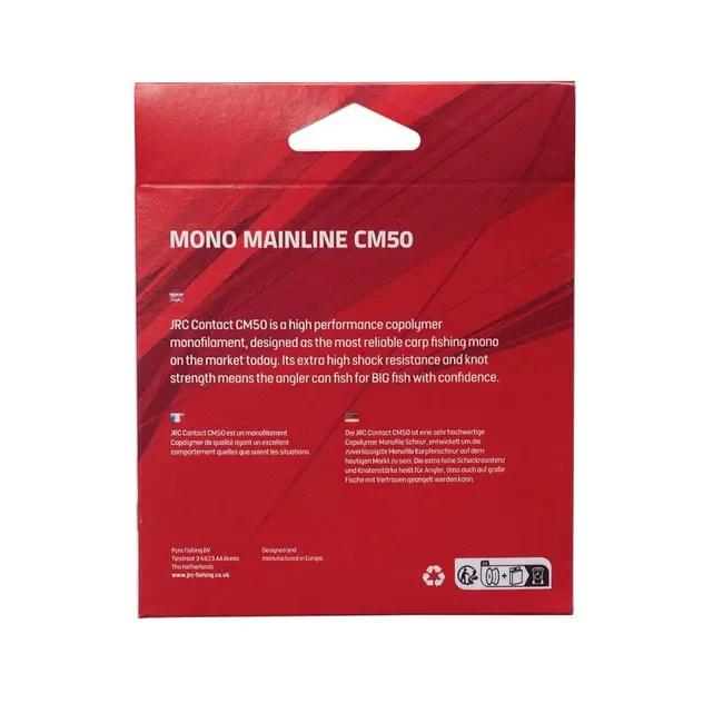 Fir Monofilament JRC Contact CM50, HViz Yellow, 1200m, 0.40mm 13.5kg