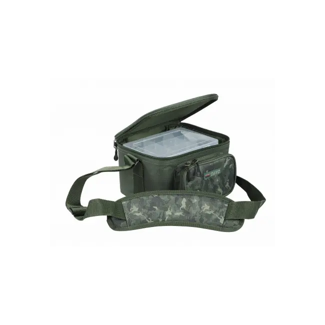 Geanta Mitchell MX Camo Tackle Bag M + 3 Cutii, Green Camo, 21x22x14cm