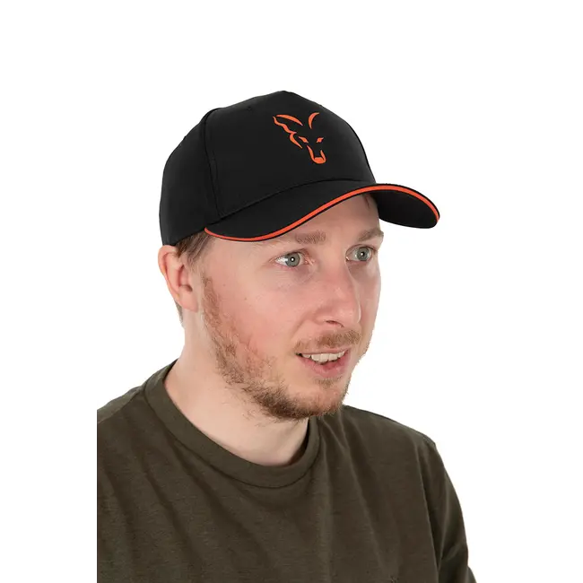 Sapca Fox Collection Baseball Cap Black & Orange