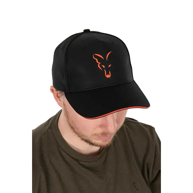 Sapca Fox Collection Baseball Cap Black & Orange