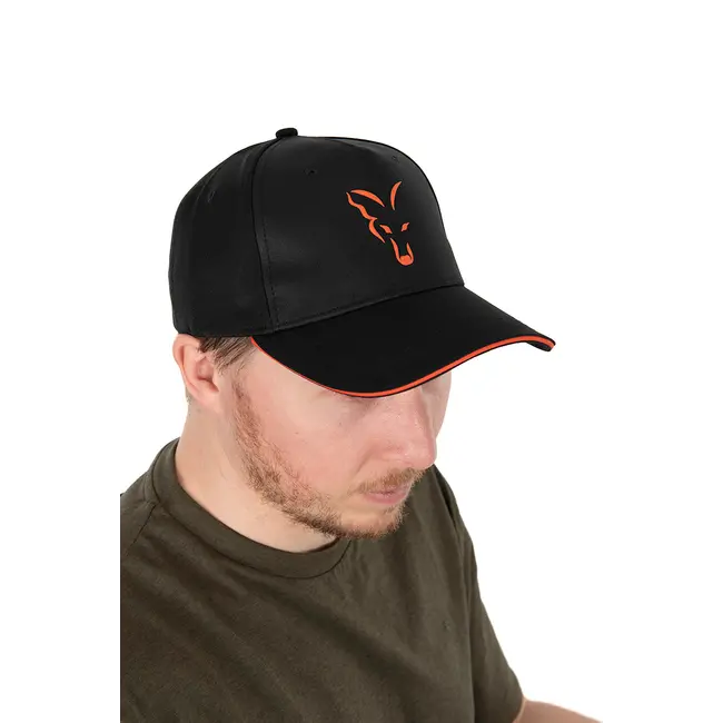 Sapca Fox Collection Baseball Cap Black & Orange
