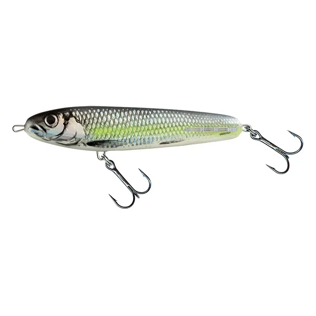Vobler Salmo Sweeper Sinking, Silver Chartreuse Shad, 10cm, 19g