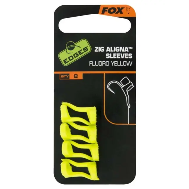 Adaptoare Fox Edges Zig Aligna Sleeves, 8 buc/plic