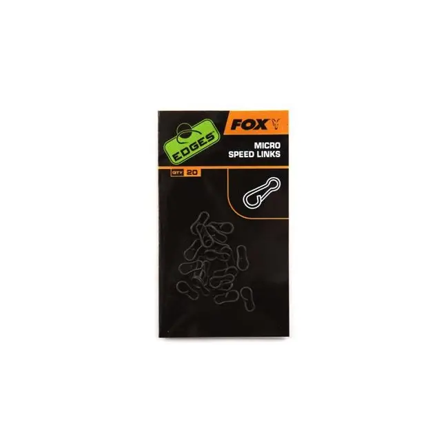 Agrafe Fox Edges Speed Links, Micro Speed 20buc/plic