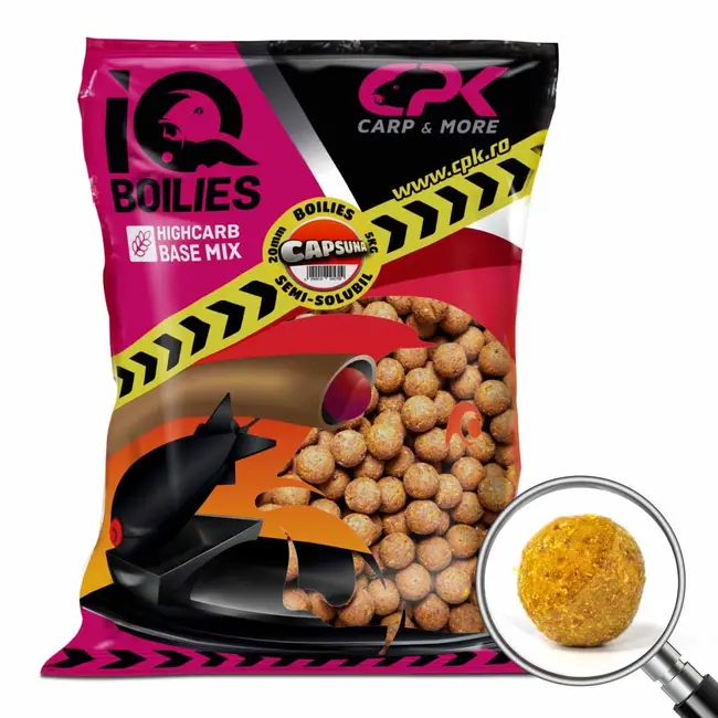 Boilies Semi-Solubil CPK IQ, 20mm, 5kg