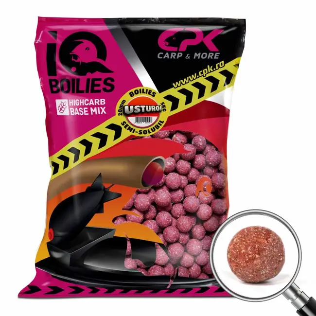 Boilies Semi-Solubil CPK IQ, 20mm, 5kg