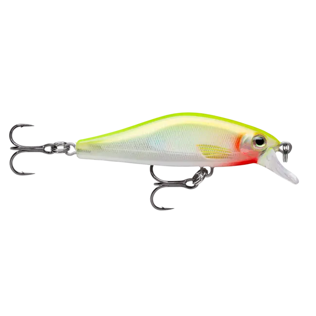 Vobler Rapala Shadow Rap Solid, Culoare Silver Fluorescent Chartreuse-SFC, 5cm, 5.5g