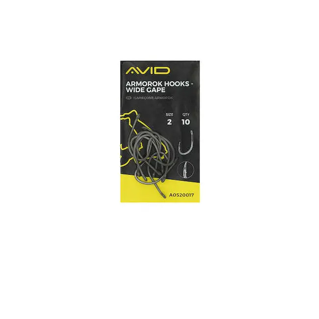 Carlige Avid Carp Armorok Wide Gape, 10buc/plic