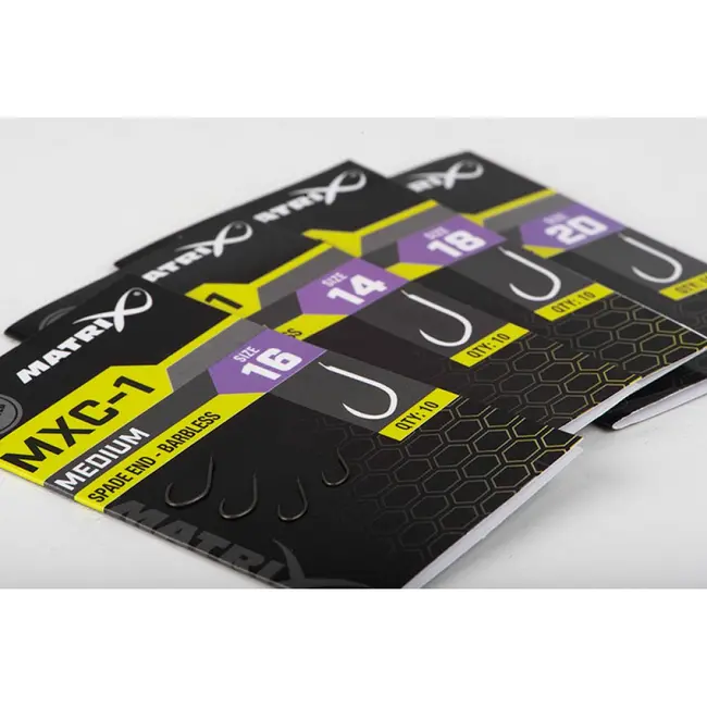 Carlige Matrix MXC-1 Barbless Spade End, 10buc/plic