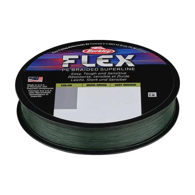 Fir Textil Berkley Flex Braid, Moss Green, 135m