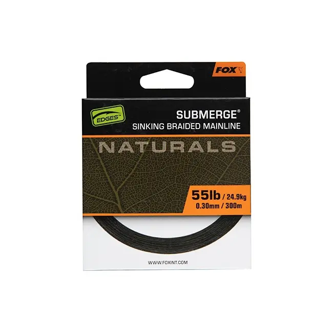Fir Textil Fox Submerge Naturals Braid, Green, 300m, 0.30mm, 55lb/24.9kg