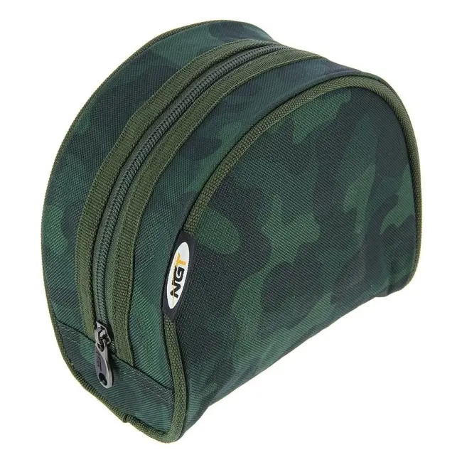Husa pentru Mulineta NGT Reel Case, Camo, 17x18x9cm