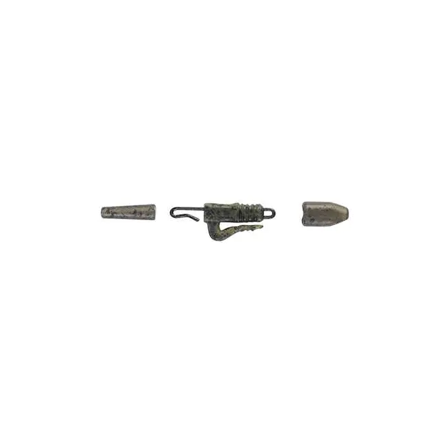 Kitul Micro QC Lead Clip pentru Plumb Pierdut Avid Carp, 5buc/plic
