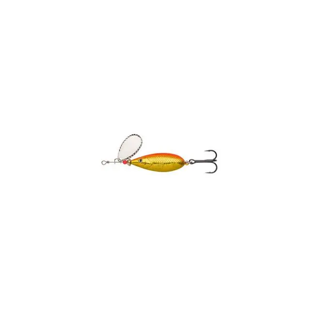 Lingura Rotativa Abu Garcia Droppen Maxi Spinners, Culoare Gold Fluorescent Orange, 9g