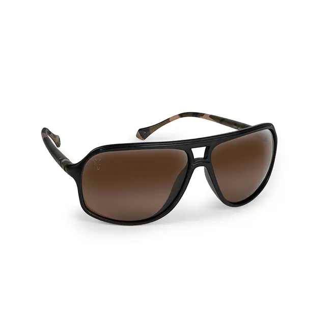Ochelari De Soare Fox Av8 Black & Camo, Brown Lense