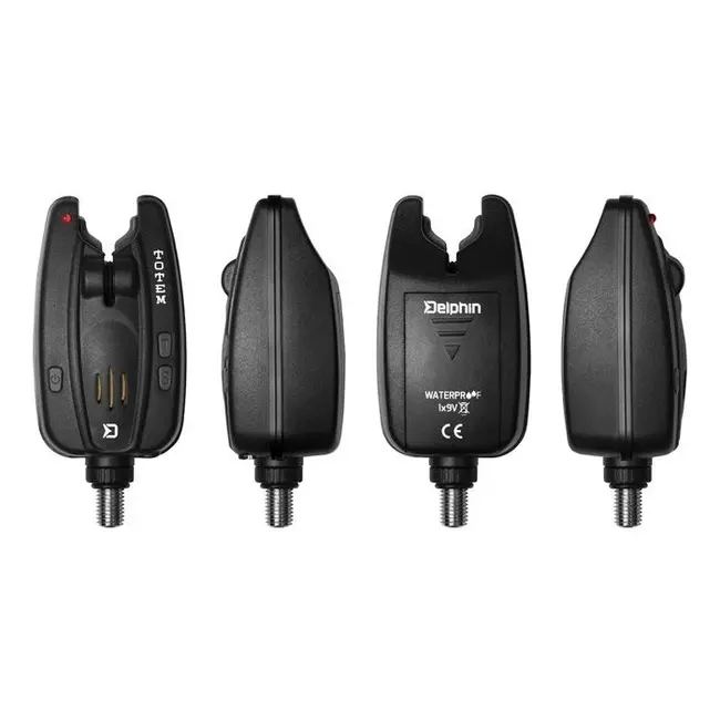 Set Avertizori-Senzori Pescuit  Wireless Delphin TOTEM + Statie, 3+1