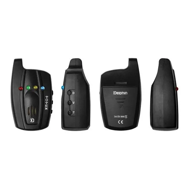 Set Avertizori-Senzori Pescuit  Wireless Delphin TOTEM + Statie, 3+1