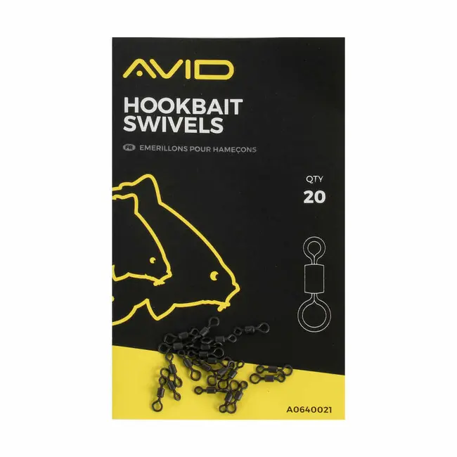 Vartej Avid Carp Hookbait Swivels, 20buc/plic