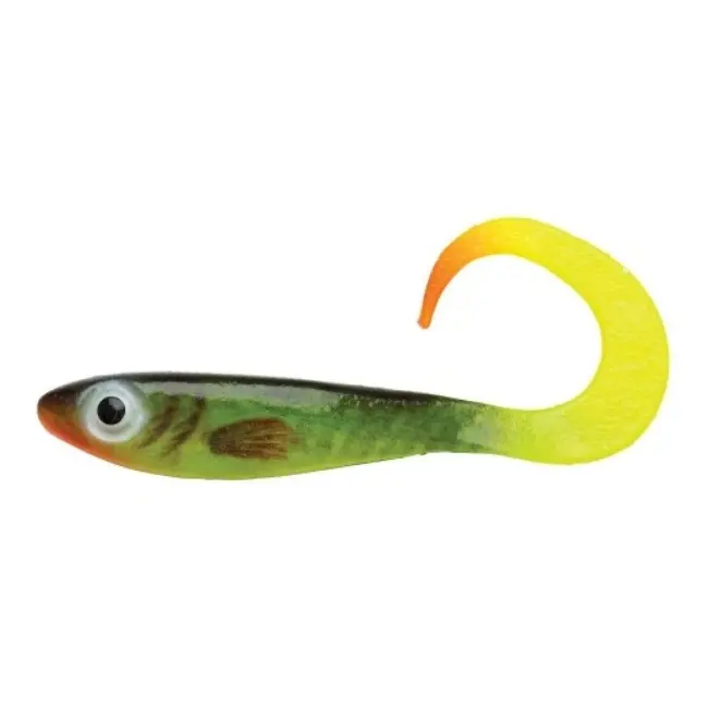 Twister Berkley SZ McPerch Curly, Smoking Hot Pike, 8cm, 2.5g, 8buc/plic