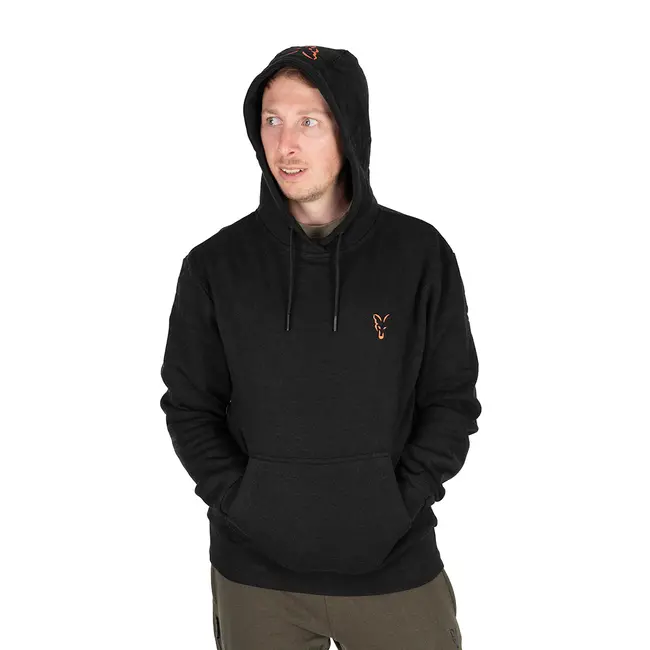 Hanorac Fox Collection Hoody Black Orange