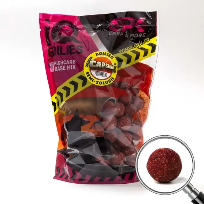 Boilies Semi-Solubil CPK IQ, 20mm, 800g
