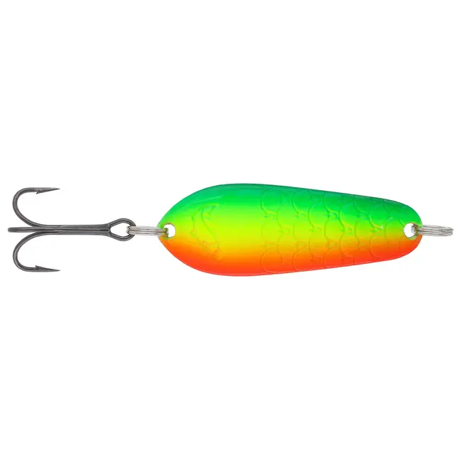 Lingurita Oscilanta Kuusamo Rasanen Alumiini 50/4 Papukaija, 5cm, 4g, Culoare GR_FYe_FR-Al, UV