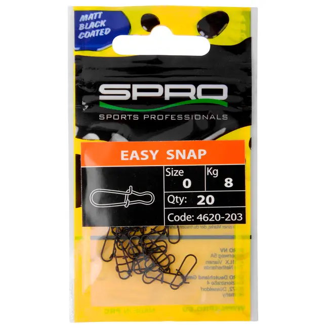 Agrafa Spro Fastlock Matt Black, 20buc/plic