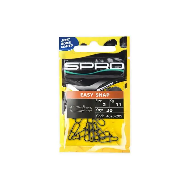 Agrafa Spro Fastlock Matt Black, 20buc/plic