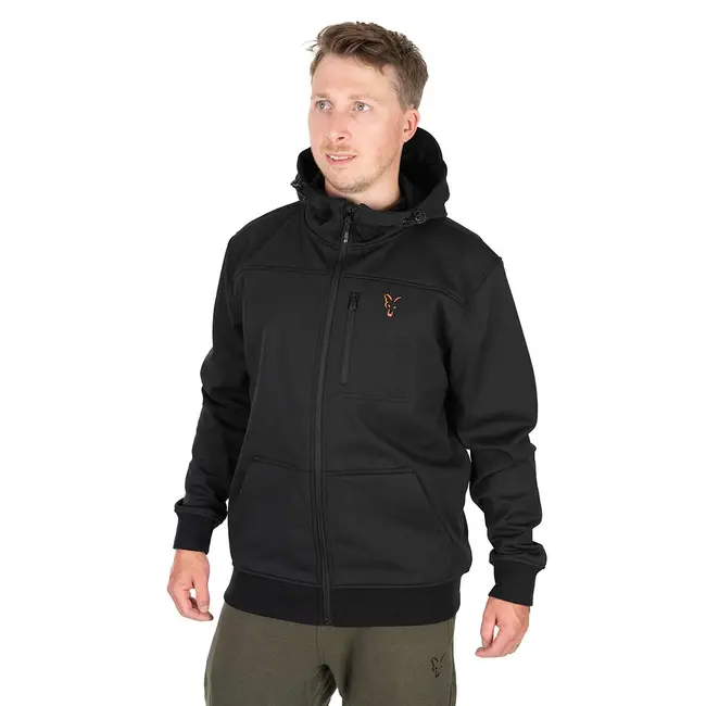 Jacheta Fox Collection Soft Shell Jacket Black Orange