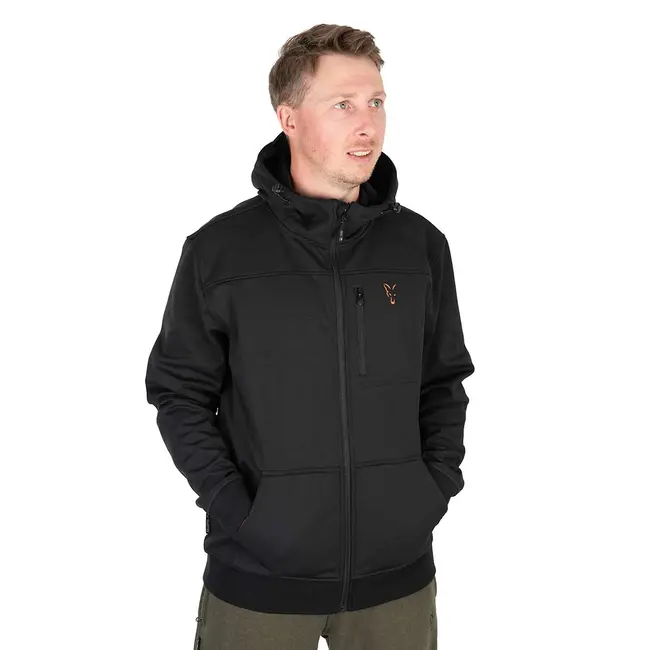 Jacheta Fox Collection Soft Shell Jacket Black Orange