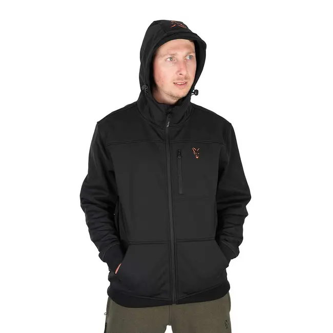 Jacheta Fox Collection Soft Shell Jacket Black Orange
