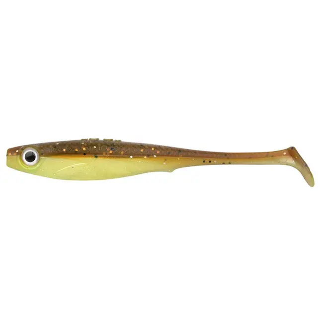 Shad Spro Iris Pop-Eye,UV Brown Chartreuse, 8cm