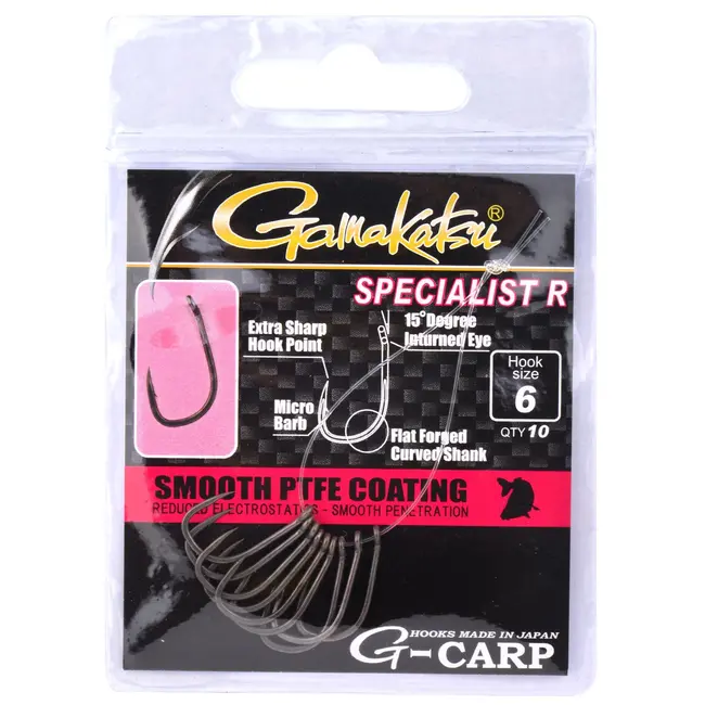 Carlige Gamakatsu G-carp Specialist R, 10buc/plic