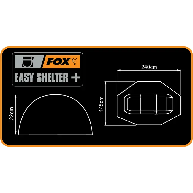 Cort Pescuit Fox Easy Shelter+