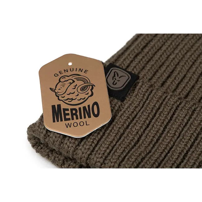 Caciula Fox Merino Bobble Olive