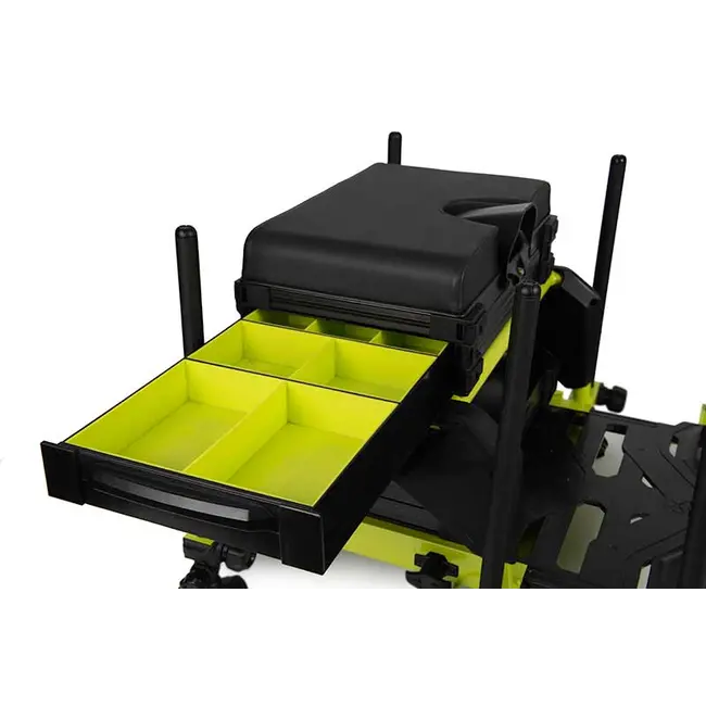 Scaun Modular de Pescuit la Feeder Matrix S25 Pro Superbox Lime Edition