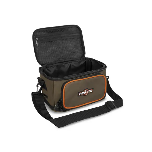 Geanta Accesorii Pescuit la Rapitori/Spinning Delphin Proxes Easy L + Cutie, 27x19x16cm