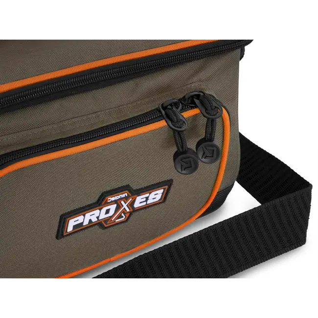 Geanta Accesorii Pescuit la Rapitori/Spinning Delphin Proxes Easy L + Cutie, 27x19x16cm