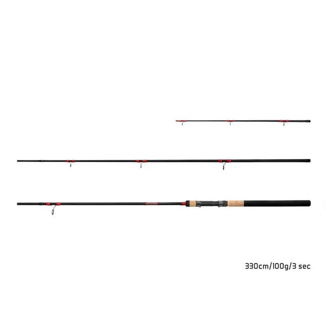 Lanseta Feeder Delphin LEEDER Feeder, 3.30m, 100g, 3+2buc