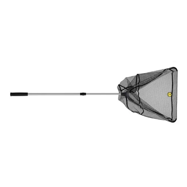 Minciog Telescopic Delphin, Conector V din Plastic si Plasa nu este Cauciucata, 40x40cm, 2 Tronsoane, 1.50m