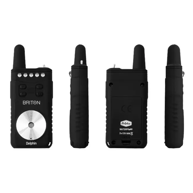 Set Avertizori-Senzori Pescuit Delphin BRITON Wireless + Statie , 3+1
