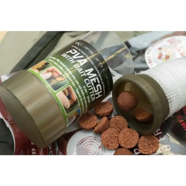 Kit Plasa Solubila si Dispozitiv Taiere Korum PVA Mesh With Bait Cutter