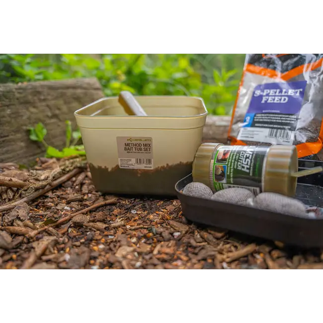 Set Bac de Nada Korum Method Mix Bait Tub Set