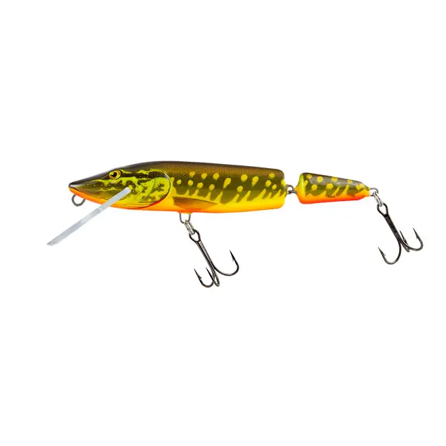Vobler Salmo Pike Jointed Deep Runner , Hot Pike, 11cm, 14g