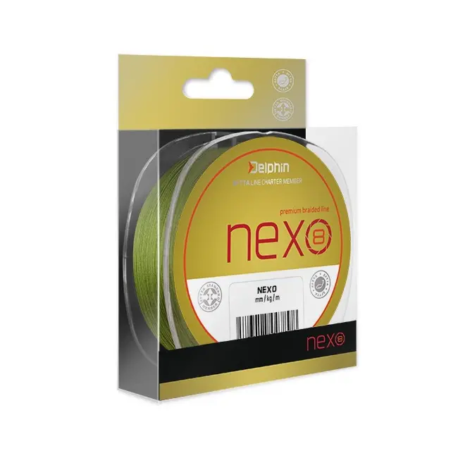 Fir Textil Delphin Nexo 8 Premium Braid Line, Verde, 130m