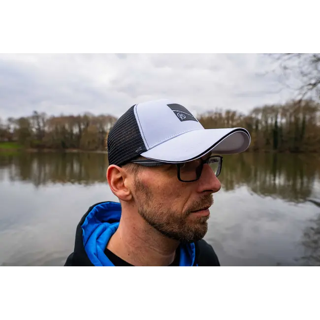 Sapca Preston White Ventamesh HD, plasa aerisire, marime universala