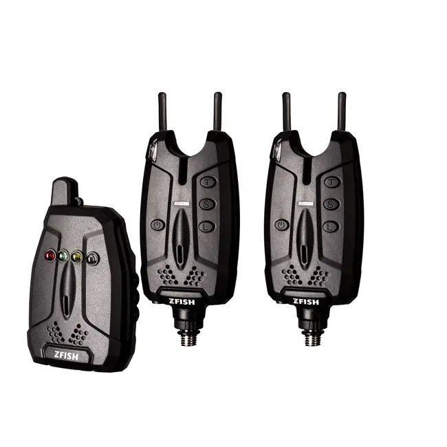 Set Avertizori-Senzori Pescuit ZFish Prime Bite Alarm Wireless + Statie, 2+1