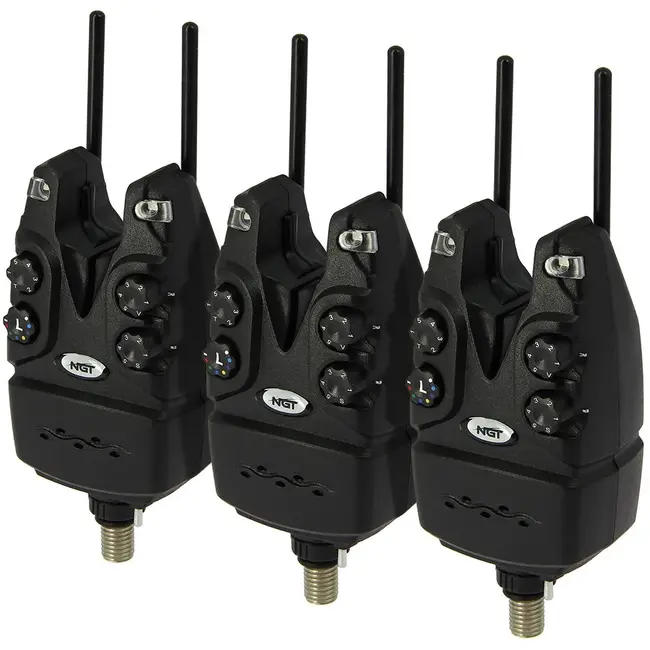 Set Avertizori-Senzori Pescuit NGT Dynamic + Statie , 3+1